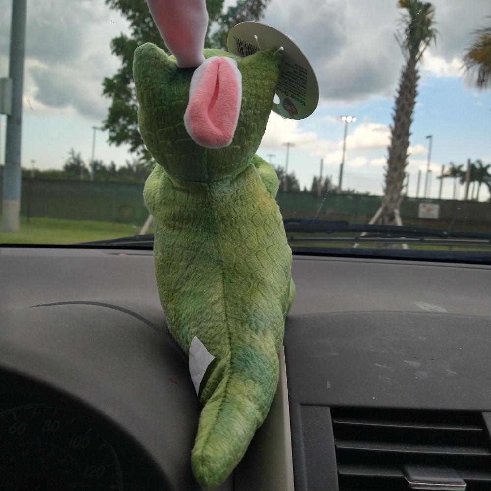 Pet EASTER DINOSAUR DOG TOY SQUEAKS 8" - Picture 5 of 10